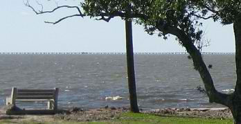 Light chop on Lake Pontchartrain